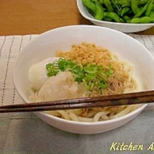 ［中級］ 自家製なめ茸で冷やしうどん